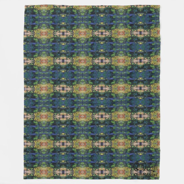 Manta Polar Textura #5 de la obra Maritimo (Anverso)