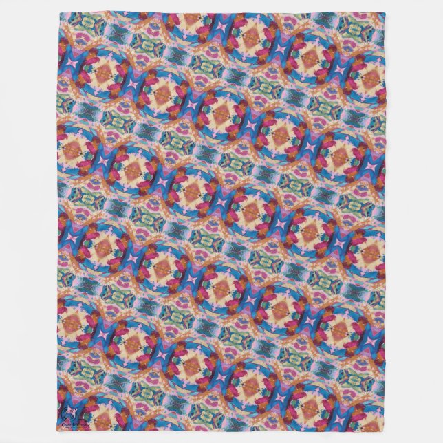 Manta Polar Textura #5 de la obra Piña (Anverso)