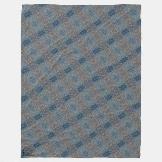 Manta Polar Textura #5 de obra Amanecer (Anverso)