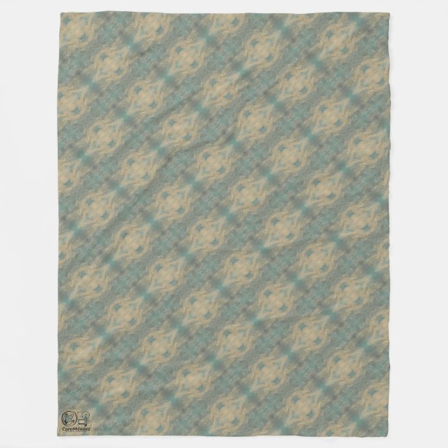 Manta Polar Textura #5 de obra La roca (Anverso)