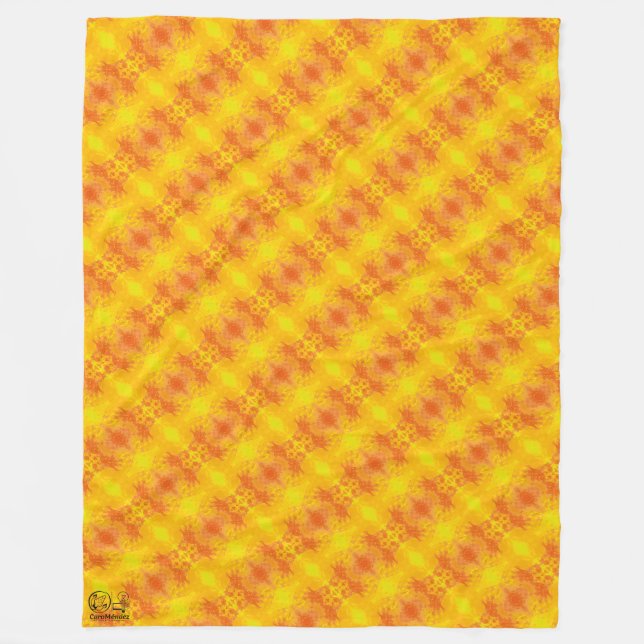 Manta Polar Textura #61 de la obra Nuit (Anverso)