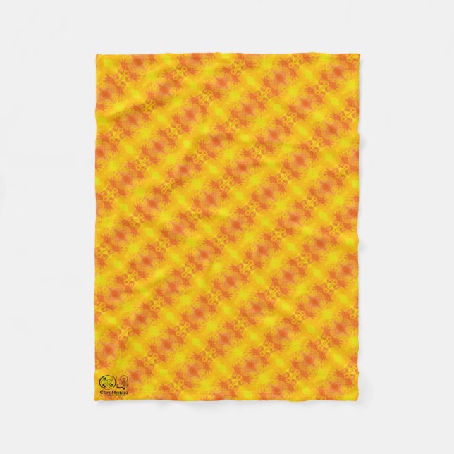 Manta Polar Textura #61 de la obra Nuit (Anverso)