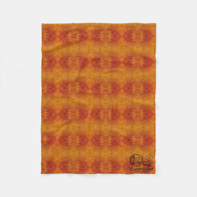 Manta Polar Textura #62 de la obra Nuit (Anverso)