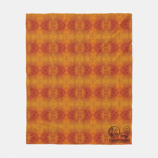 Manta Polar Textura #62 de la obra Nuit (Anverso)