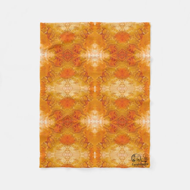 Manta Polar Textura #64 de la obra Nuit (Anverso)