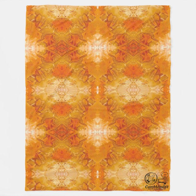 Manta Polar Textura #64 de la obra Nuit (Anverso)