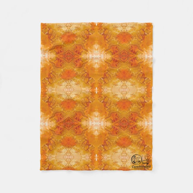 Manta Polar Textura #64 de la obra Nuit (Anverso)