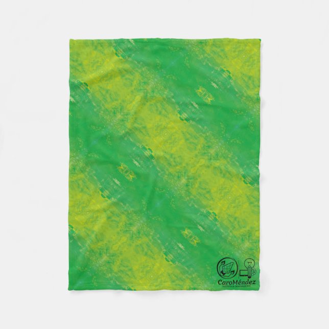 Manta Polar Textura #66 de la obra Nuit (Anverso)