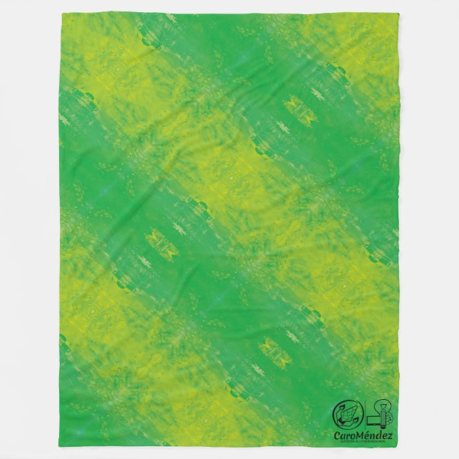 Manta Polar Textura #66 de la obra Nuit (Anverso)