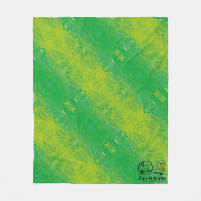 Manta Polar Textura #66 de la obra Nuit (Anverso)