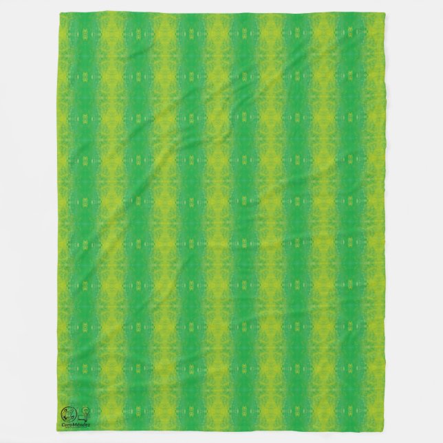 Manta Polar Textura #66 de la obra Nuit (Anverso)