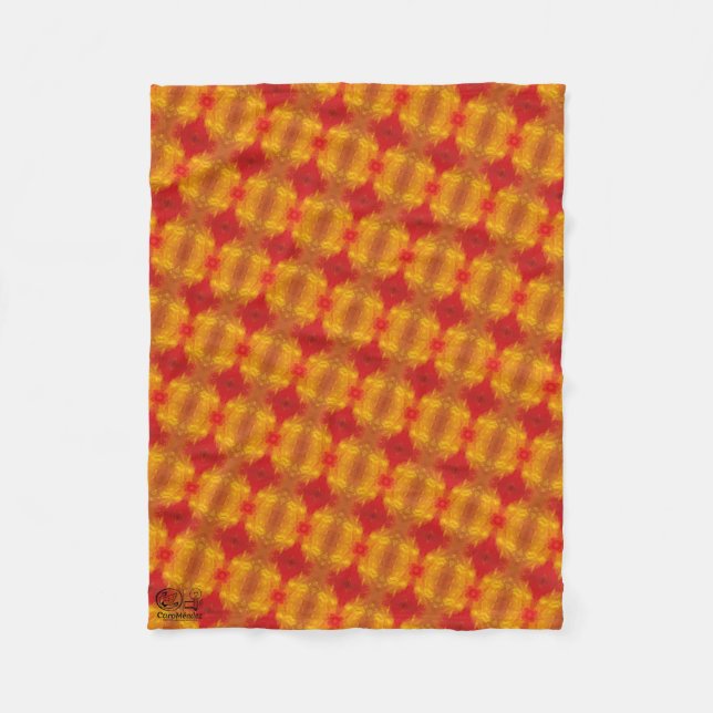 Manta Polar Textura #67 de la obra Nuit (Anverso)