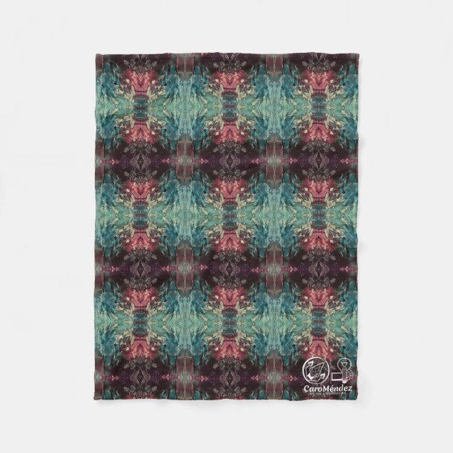 Manta Polar Textura #68 de la obra Nuit (Anverso)