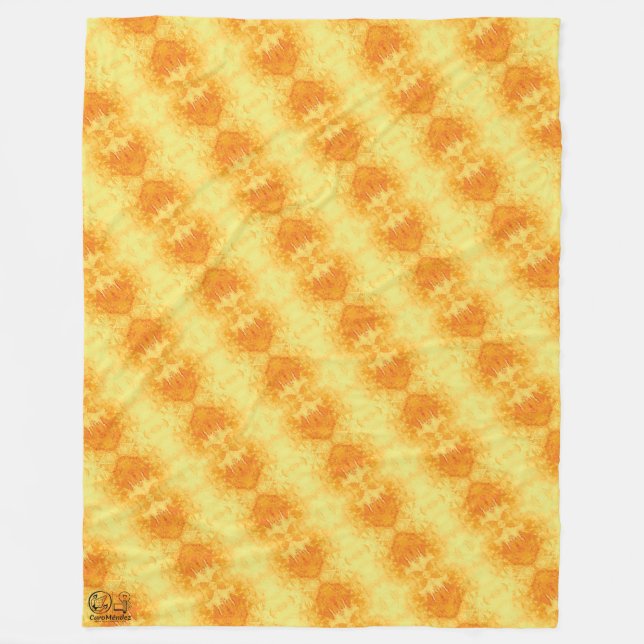 Manta Polar Textura #69 de la obra Nuit (Anverso)