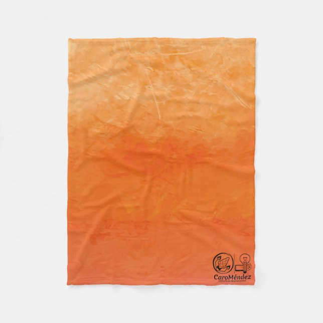 Manta Polar Textura #6 de la obra Fantasía y realidad (Anverso)