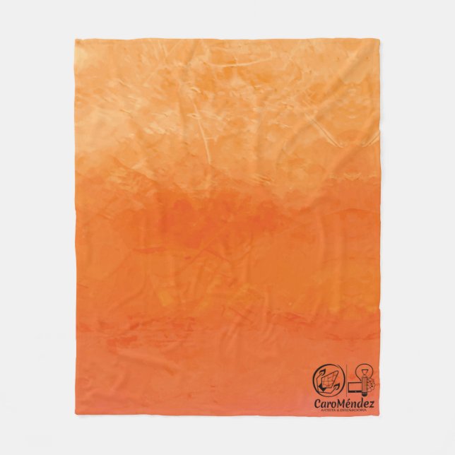 Manta Polar Textura #6 de la obra Fantasía y realidad (Anverso)