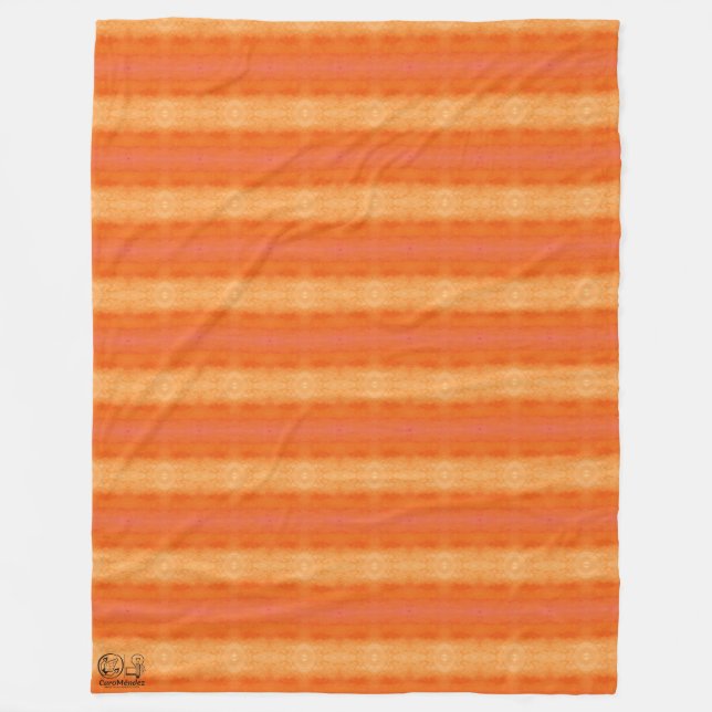 Manta Polar Textura #6 de la obra Fantasía y realidad (Anverso)