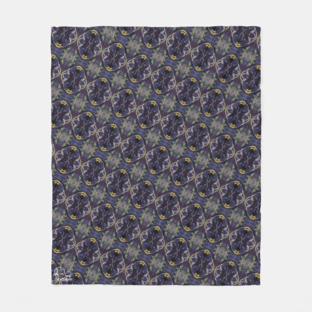 Manta Polar Textura #6 de la obra Maritimo Textura de una de l (Anverso)