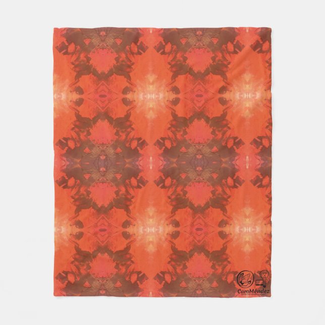 Manta Polar Textura #6 de la obra Nuit (Anverso)