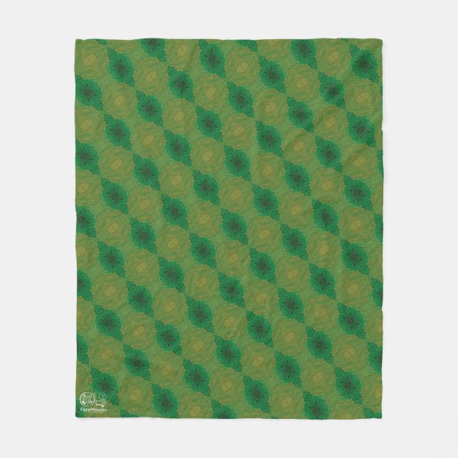 Manta Polar Textura #70 de la obra Nuit (Anverso)