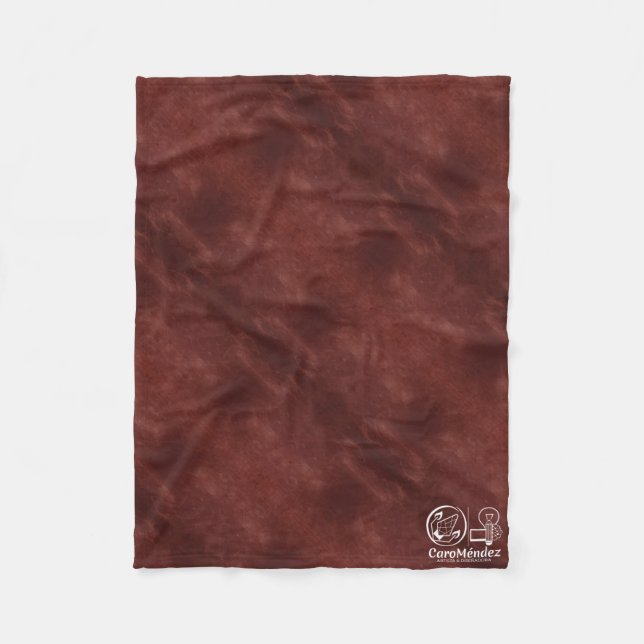 Manta Polar Textura #7 de la obra Fantasía y realidad (Anverso)