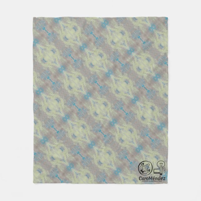 Manta Polar Textura #7 de obra La roca (Anverso)