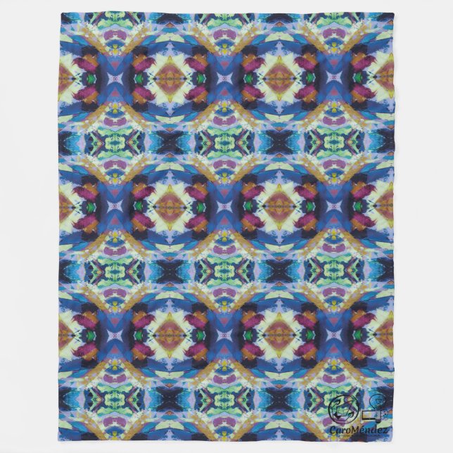 Manta Polar Textura #8 de la obra Piña (Anverso)