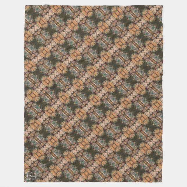 Manta Polar Textura #8 de obra La roca (Anverso)