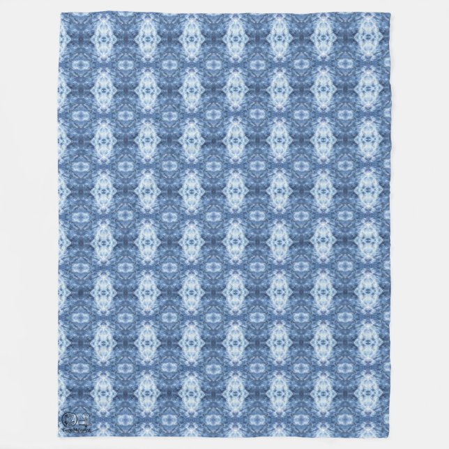 Manta Polar Textura #9 de la obra Cerezas (Anverso)