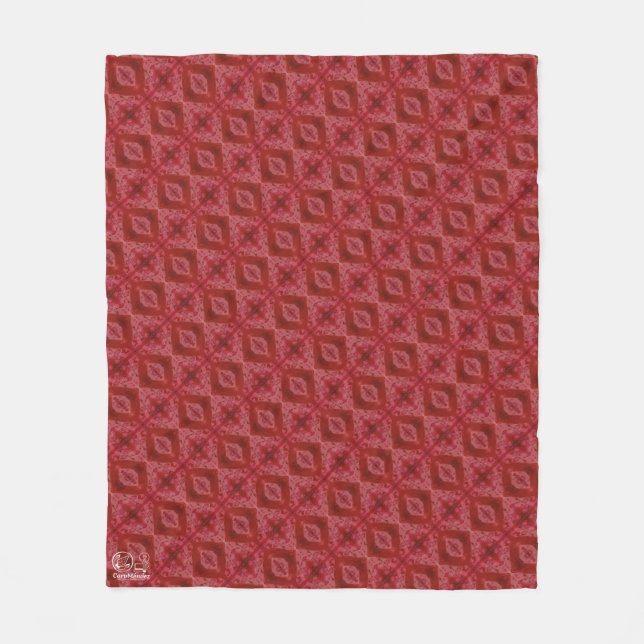 Manta Polar Textura #9 de la obra El corazón de los... (Anverso)