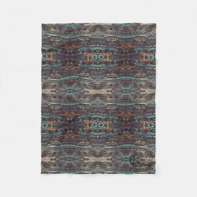 Manta Polar Textura #9 de obra La roca (Anverso)