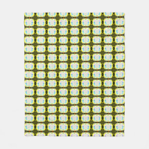 Manta Polar textura abstracta, patrón de gingham colorido, mod