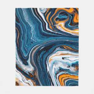 Manta Polar Textura de arte fluido. Fondo con mezcla abstracta