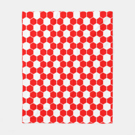 Manta Polar Textura de balón de fútbol invertida