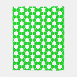 Manta Polar Textura de balón de fútbol invertida