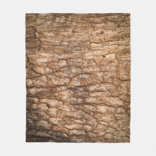 Manta Polar Textura de corteza de árbol, fondo de madera natur