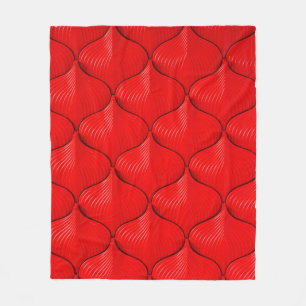 Manta Polar Textura de cuero del sofá rojo