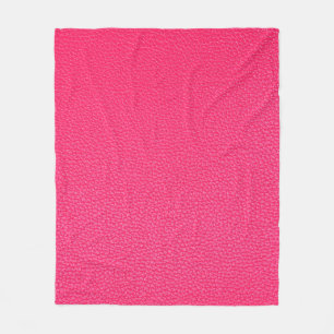 Manta Polar Textura de cuero rosa
