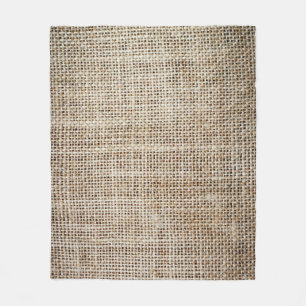 Manta Polar Textura de fondo de Burlap Hessian