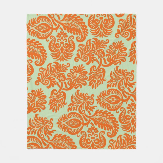 Manta Polar Textura de fondo naranja sin inconvenientes (Anverso)