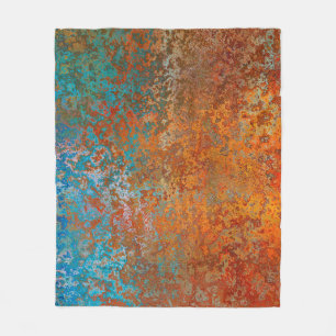 Manta Polar Textura de fondo óxido marrón antiguo