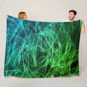 Manta Polar Textura de humo giratorio elegante