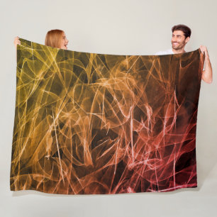 Manta Polar Textura de humo giratorio elegante