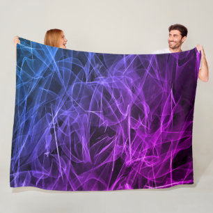 Manta Polar Textura de humo giratorio elegante