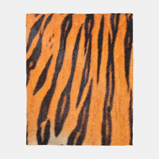 Manta Polar Textura de impresión del tigre (Anverso)