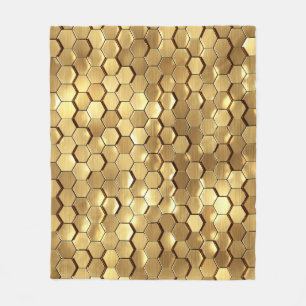 Manta Polar Textura de la representación 3D del Honeycomb dora