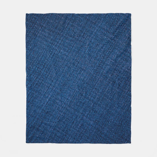 Manta Polar Textura de los vaqueros de la marina (Anverso)