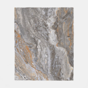 Manta Polar Textura de mármol: Elegancia de piedra caliza ital
