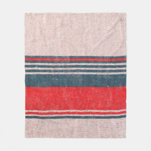 Manta Polar Textura de ropa de punto de lino con rayas de impr