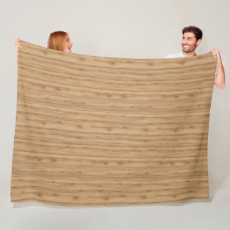 Manta Polar Textura de tabla de madera de roble natural con to